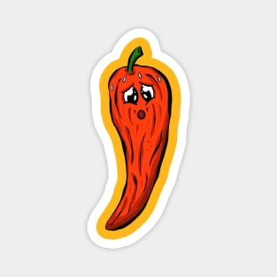 The Super Hot Chilli Cartoon Character Garden Tips Toons Magnet