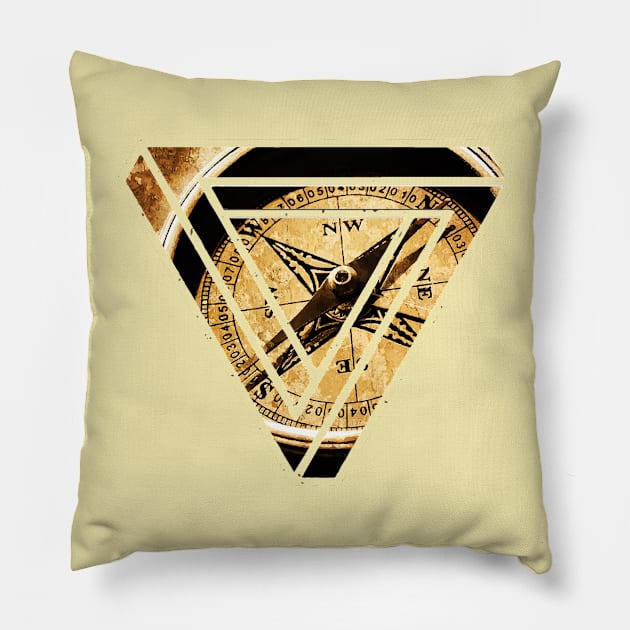 compass impossible triangle Pillow by Lamink