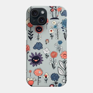 Funny Floral Fabric Pattern Phone Case