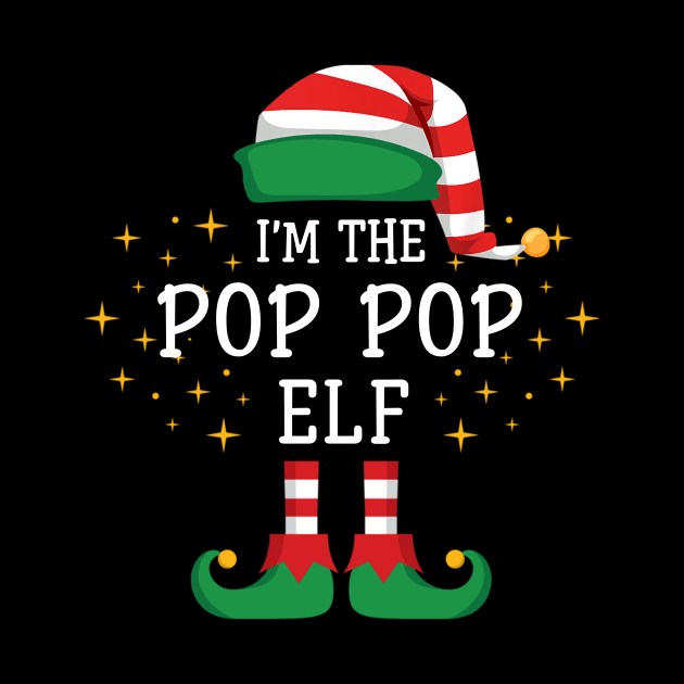 I'm The Pop Pop Elf Matching Family Christmas Pajama by Damsin