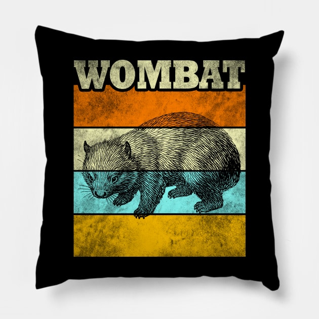 Wombat Australian Animal Pillow by Mila46