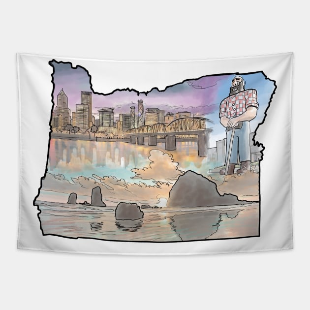 Oregon Tapestry by TwoBroads