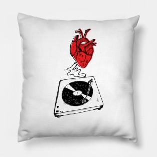 Heart Beat Turntable Pillow