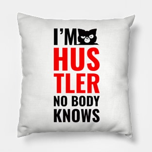 Hustler cat Pillow