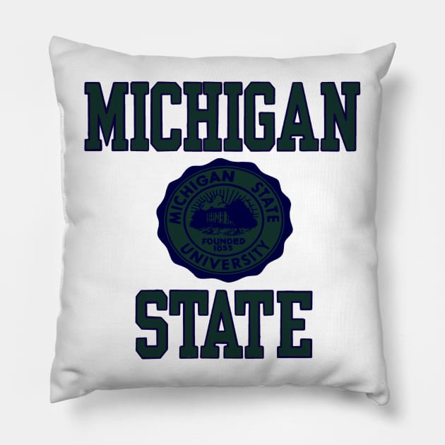 Evil Dead 2 Linda Michigan State University Pillow by Titano5aurus