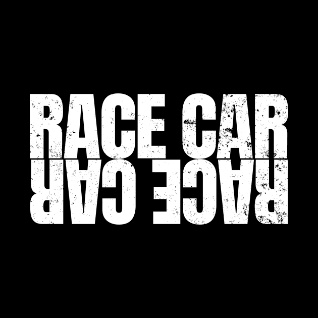 Car Guy Idea Race Car Palindrome Wearer Can Read It, tuner Mechanic Car Lover Enthusiast Gift Idea by GraphixbyGD