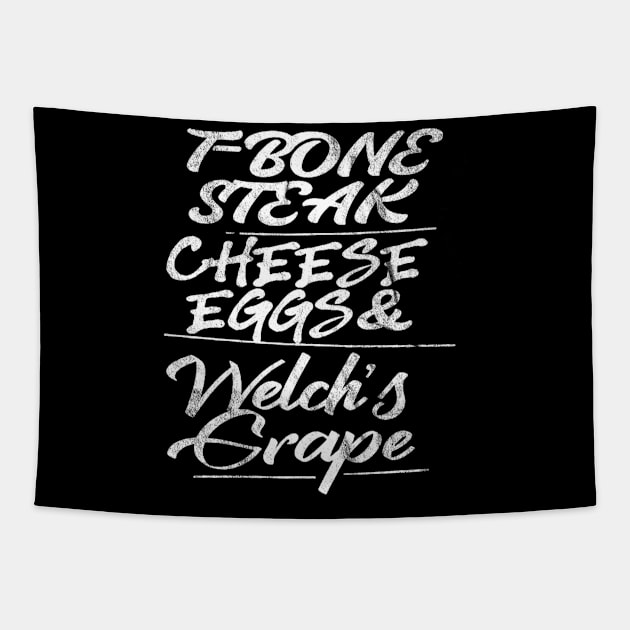 T-Bone Steak - Vintage Tapestry by Jusstea