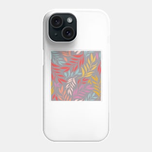 Pretty leaf repeat pattern Phone Case