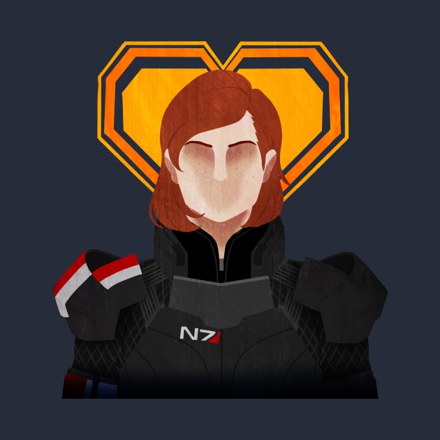 N7 Keep - (Jane) Shepard by shadyfolk