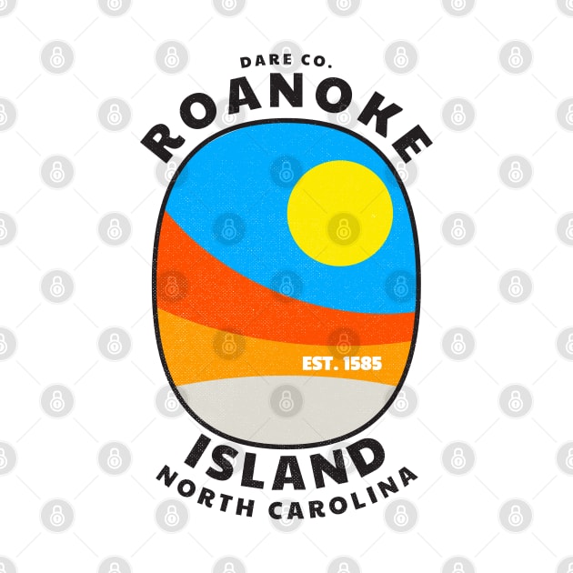 Roanoke Island, NC Summertime Vacationing Abstract Sunrise by Contentarama
