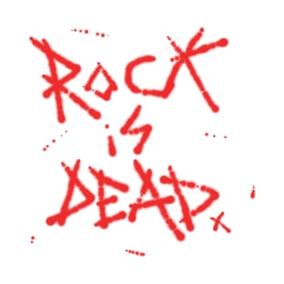 Rock is Dead (detail) T-Shirt