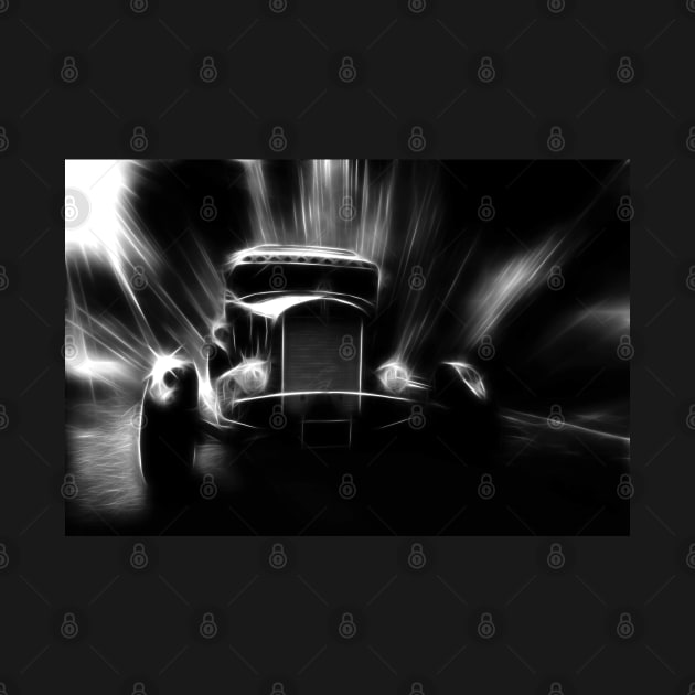 Hot Rod, black and white - 02 by hottehue