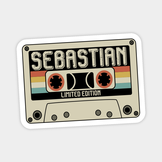 Sebastian - Limited Edition - Vintage Style Magnet by Debbie Art