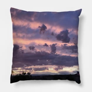 Animated clouds Pillow