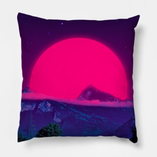 Neon Worlds IV Pillow