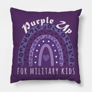 Purple Up For Military Kids Pillow