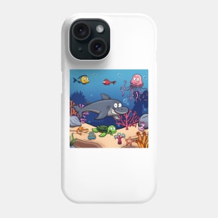 Cute Sea Creatures Phone Case