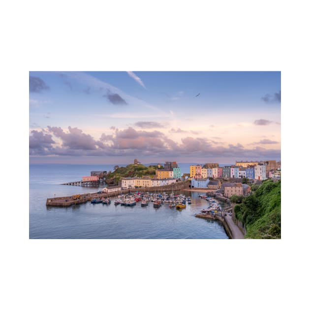 Tenby Harbour Sunset by RJDowns