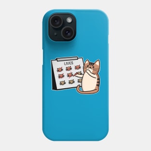 Nine Lives Cat Phone Case