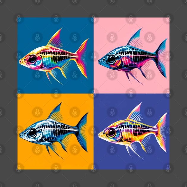 X-Ray Tetra - Cool Tropical Fish by PawPopArt