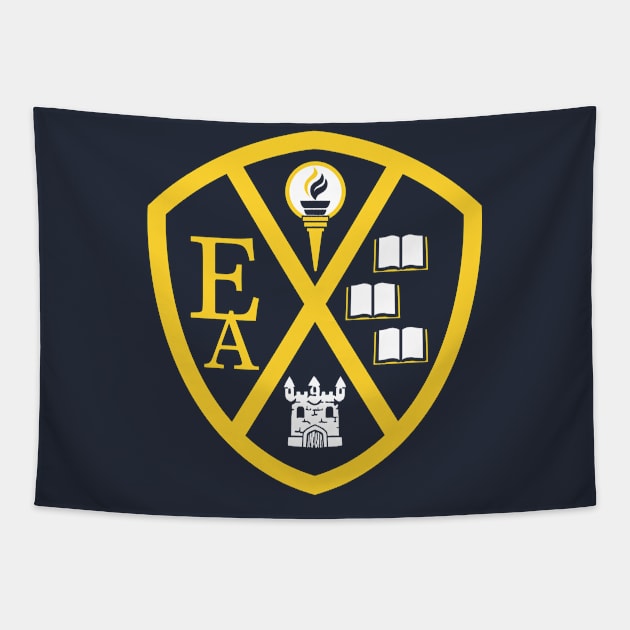 Edelvine Academy Crest - Seance Tapestry by huckblade