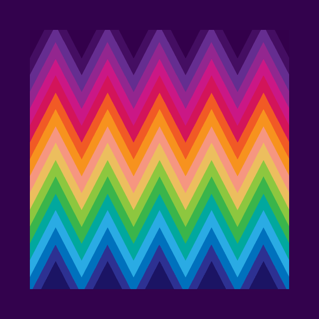 Zig Zag Chevron Pattern G291 by MedusArt