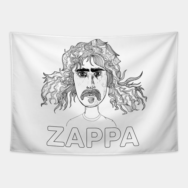 Frank Zappa Tapestry by Anthony Statham