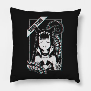 Ina Hololive En Glitched Pillow