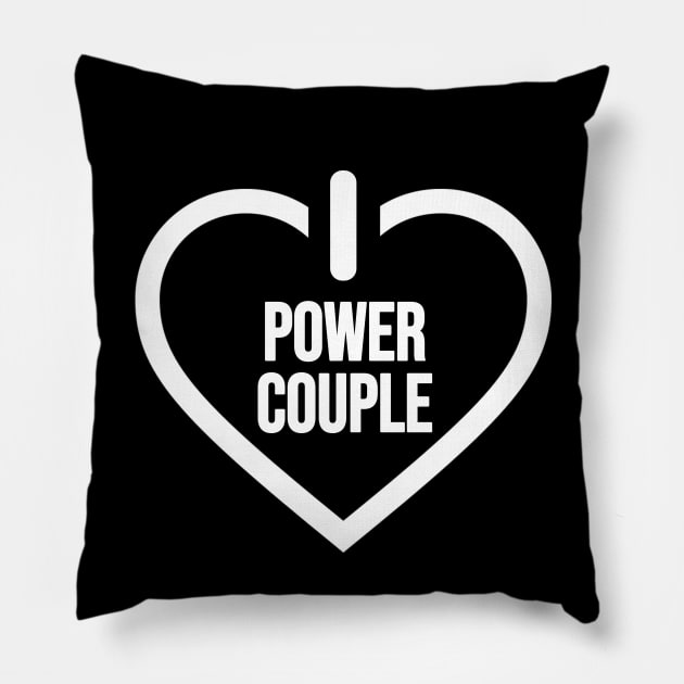 Boyfriend and girlfriend love quote Pillow by carolphoto