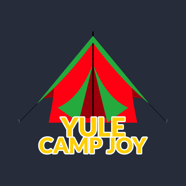 Yule Camp Joy Camping Christmas Tree by Creative Cartoon