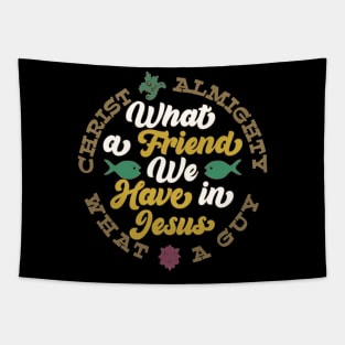 What a Friend We Have in Jesus Quote Tapestry