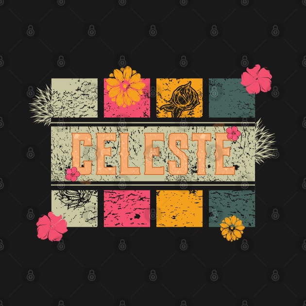 80s // Name // Celeste // Retro Style with flower by Nana On Here