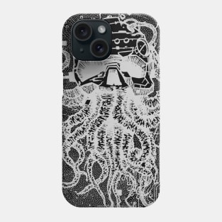 octopus white Phone Case