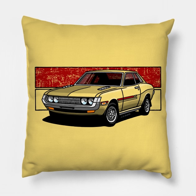 The coolest japanese sports car! Pillow by jaagdesign