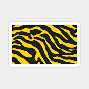 Tiger Skin Pattern Face Mask Turbo Yellow Magnet