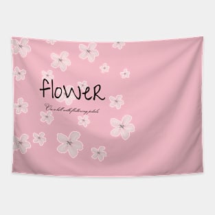 flower,On a hill with fluttering petals Tapestry