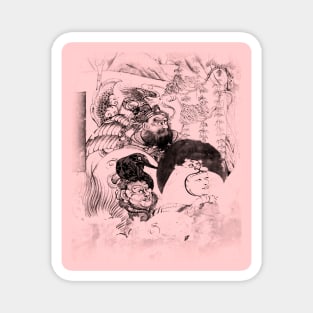 Yulin Cave Buddhist Tapestry Magnet