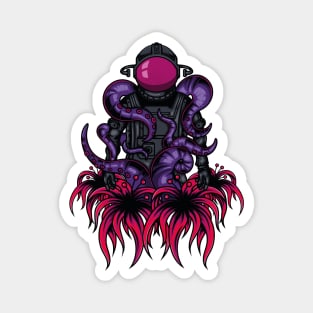 Astronaut Octopus Magnet