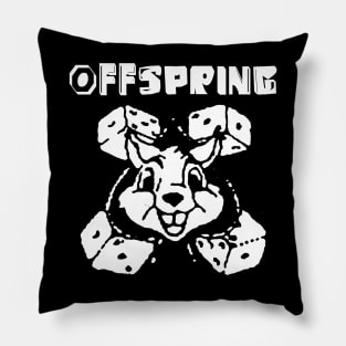 offspring bunny dice Pillow