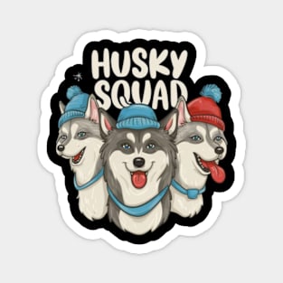 Husky squad Magnet