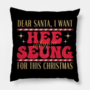 I Want Heeseung For This Christmas ENHYPEN Pillow