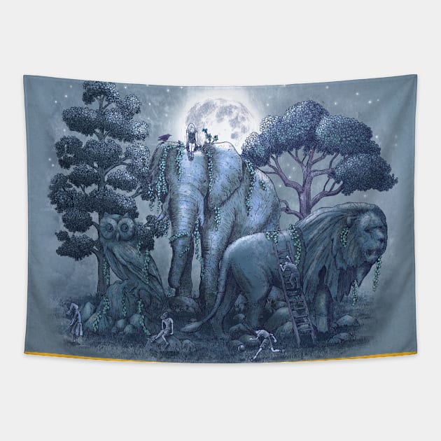 The Stone Menagerie Tapestry by Terry Fan