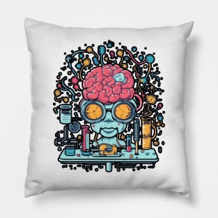 Think Is Not Illegal Yet With Brain Art Pillow