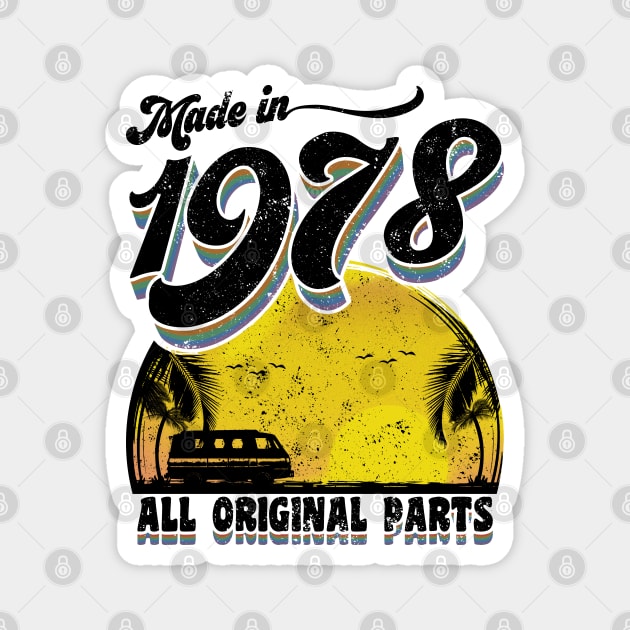 Made in 1978 All Original Parts Magnet by KsuAnn