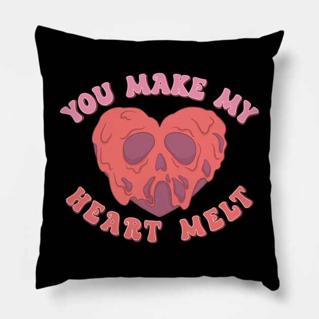 You Make My Heart Melt Pillow by MZeeDesigns