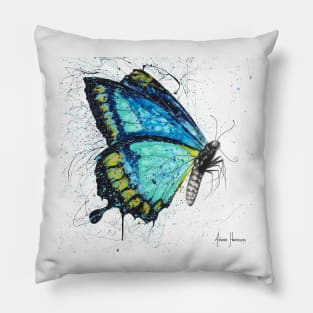 Morning Citrus Butterfly Pillow