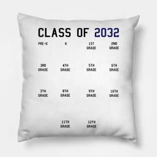 Class of 2032 Grow With Me Pillow