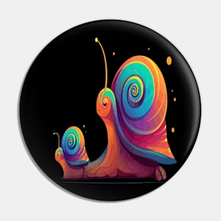 Snail Fathers Day Pin