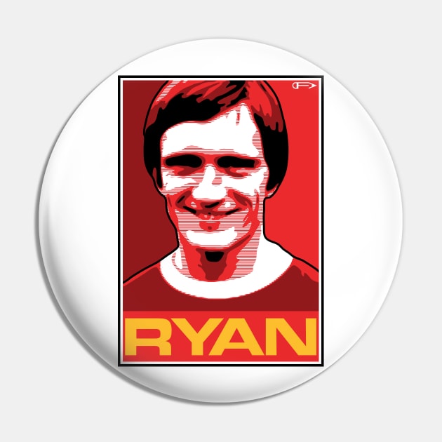 Ryan - MUFC Pin by David Foy Art