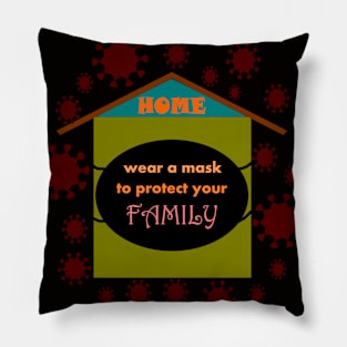 Wear a mask Pillow